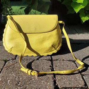 Yellow crossbody bag